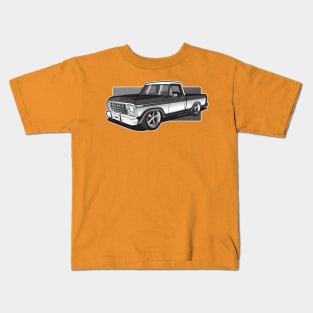1979 Ford Pick up truck, single cab shortbed, Lowered. Kids T-Shirt